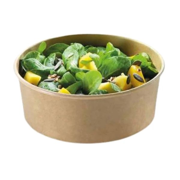 Salatschale rund 1200 ml Ø185 mm x 49 mm 40 Stk. ML117231 by Multiline color Svart