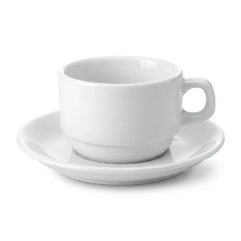Amalie Untertasse 15 cm Weiß 5010120 by Amalie color Svart