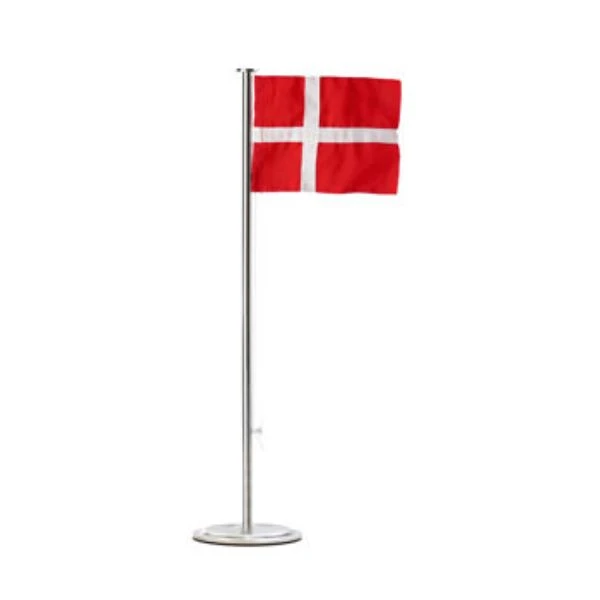 Tischflagge Dannebrog 45,5 cm aus Metall 4200095 by HAAHR & CO color Svart