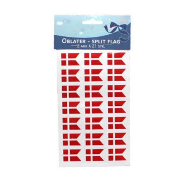 Deko-Oblaten Splitflagge 42 Stk. 4200260  color Svart