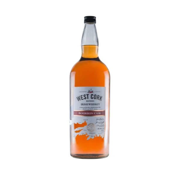 West Cork Bourbon Cask Irish Whiskey FL 450 994354 by WESTCORK color Svart