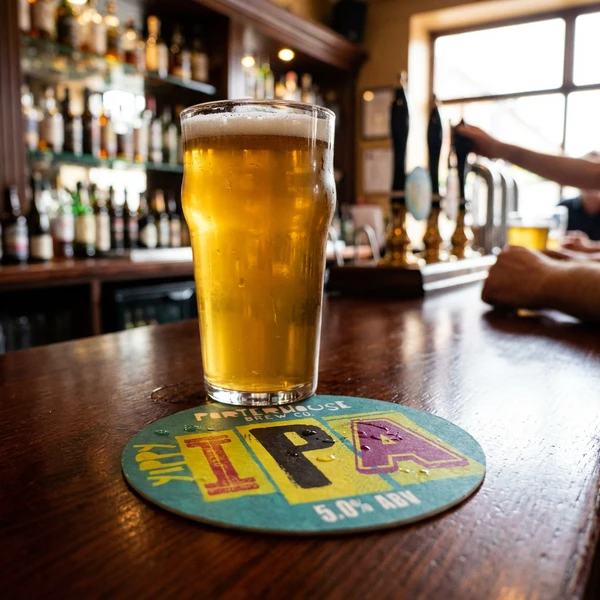 Bf10 Bierdeckel Porterhouse Fish Eye IPA 101112 by BF10 color Svart
