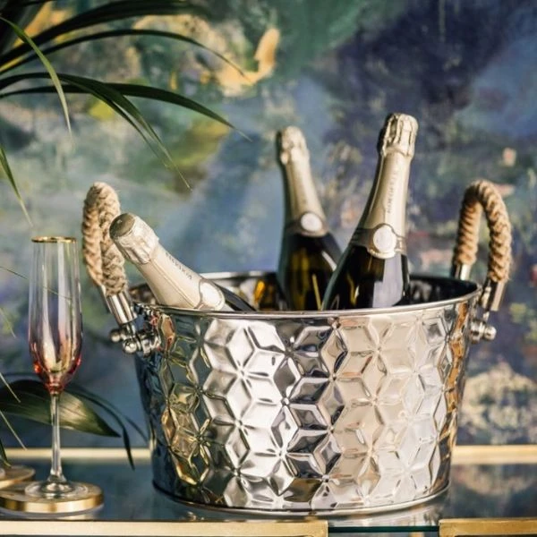 Geo Champagnerkühler – Nickel GM-6118 by Culinary Concepts color Svart