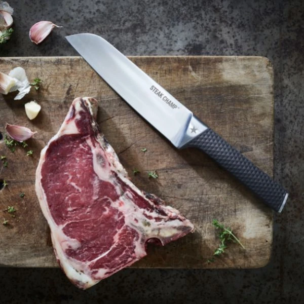 SteakChamp Chef's Kochmesser Kitchen Pro 19 cm 99-5003 by Steakchamp color Svart