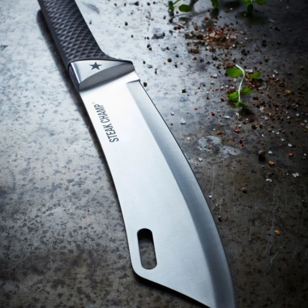 SteakChamp Chef's Kochmesser BBQ Pro 22 cm 99-5004 by Steakchamp color Svart