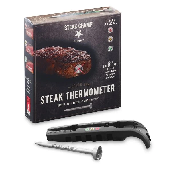 SteakChamp Fleischthermometer 99-2025 by Steakchamp color Svart