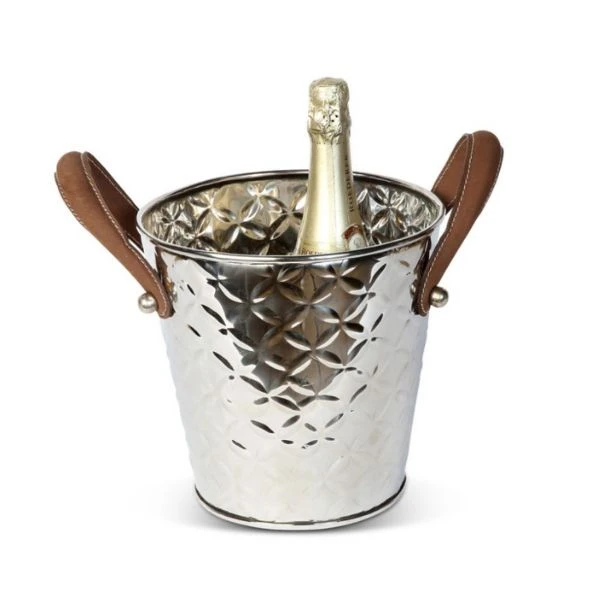 Französischer Fleur Flaschenkühler aus Edelstahl FF-6117 by Culinary Concepts color Svart