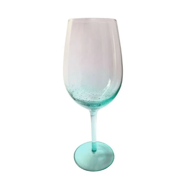 Weingläser Aqua 4 Stk. 47 cl Blaseneffekt STC-561807 by Culinary Concepts color Svart