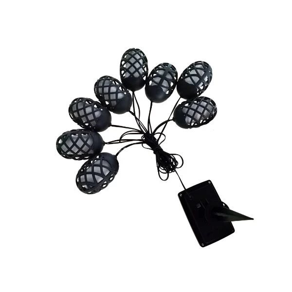 Solar-Lichterkette mit 8 Kugeln 4,2 m 8001824  color Svart