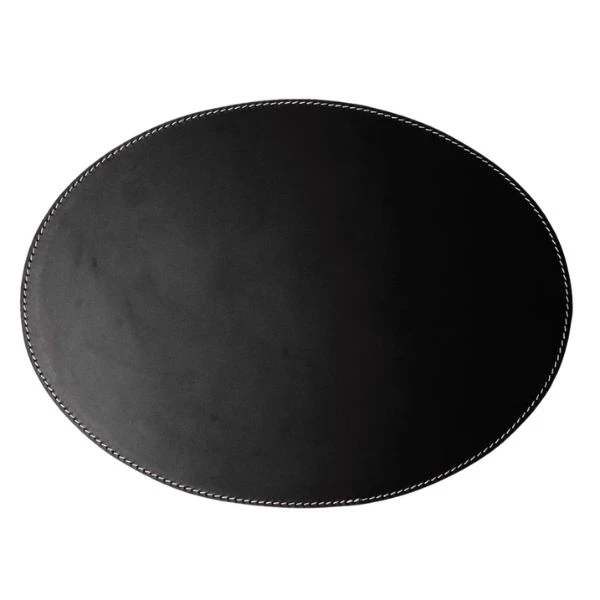 Tischset Oval 35x48 cm Schwarz 59365105  color Svart
