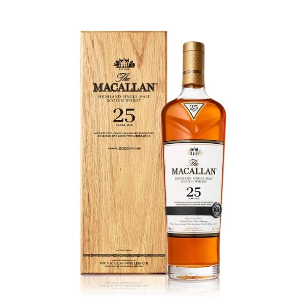 Macallan Sherry Oak 25 YO Highland Single Malt FL 70 10012309 by MACALLAN color Svart