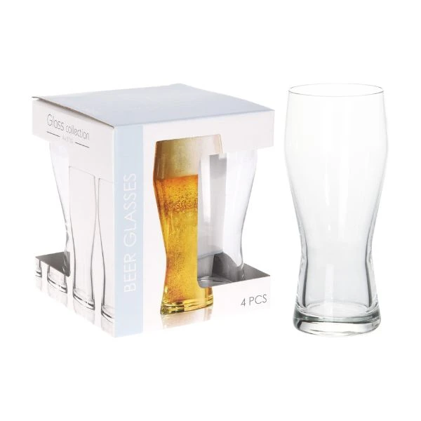 Biergläser 40 cl – 4er-Set 2017108 by Koop color Helder
