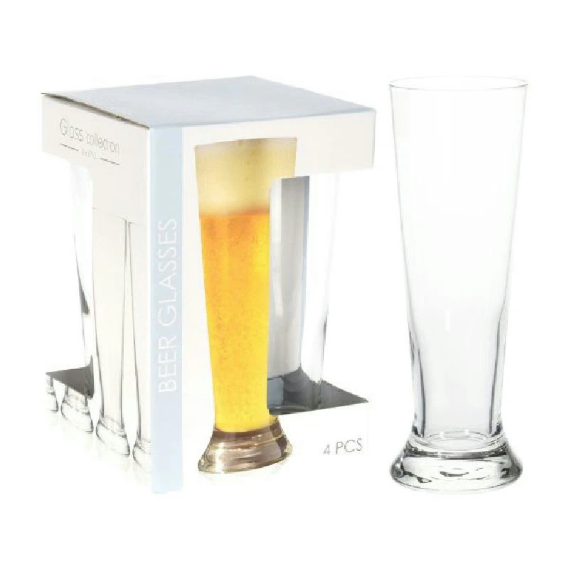 Biergläser 37 cl – 4er-Set 2017109 by Koop color Helder