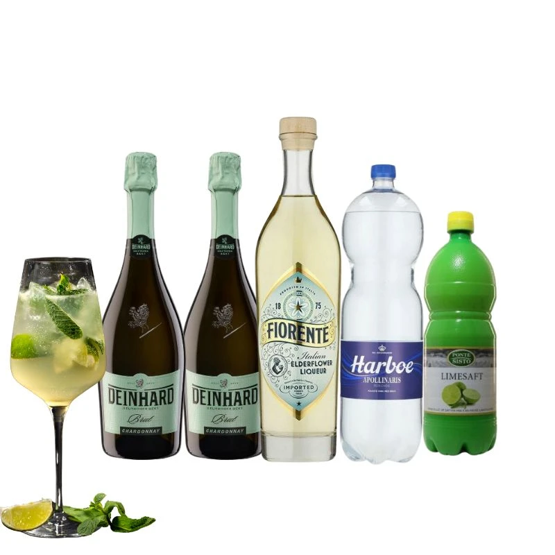 Hugo Spritz - Cocktail-Paket Barlifepakke69 by Barlife color Svart