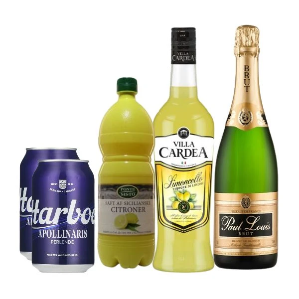 Limoncello Spritz - Cocktail-Set Barlifepakke71 by Barlife color Svart