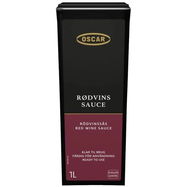OSCAR Rotweinsauce servierfertig 1 l 34090 by OSCAR color Svart