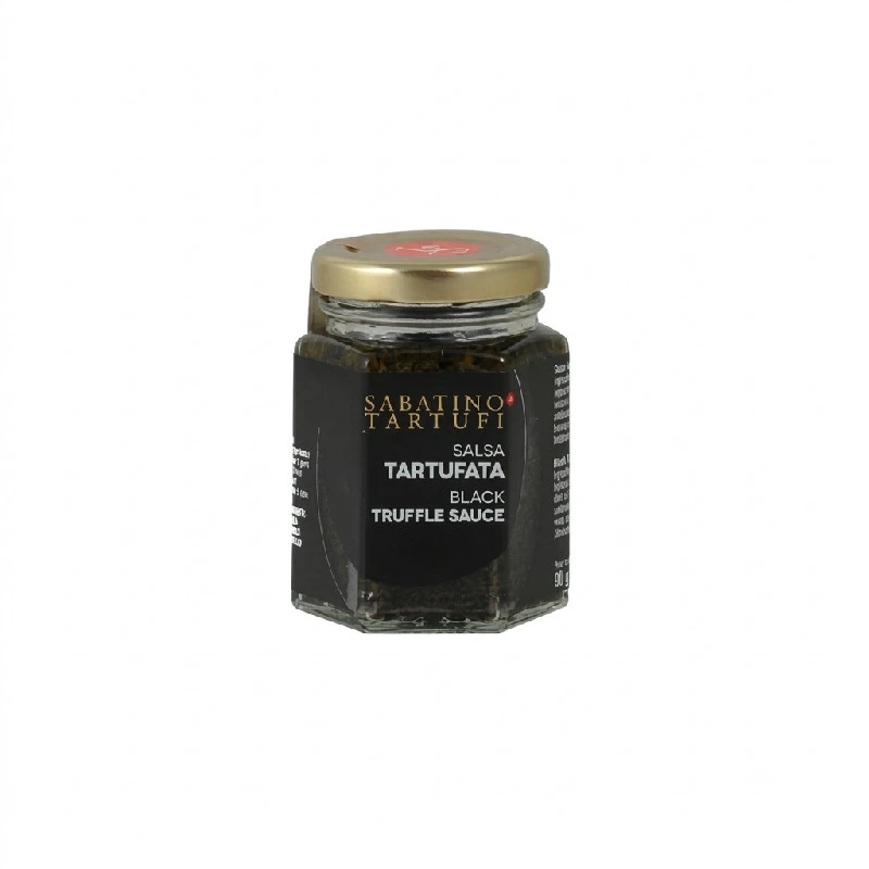 Sabatino Schwarze Trüffelsalsa / Trüffelsauce 90 g 260036 by Sabatino color Svart