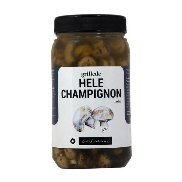 Gegrillte ganze Champignons in Öl Feldthusen 1,1 kg 200401AB by FELDTHUSEN color Svart