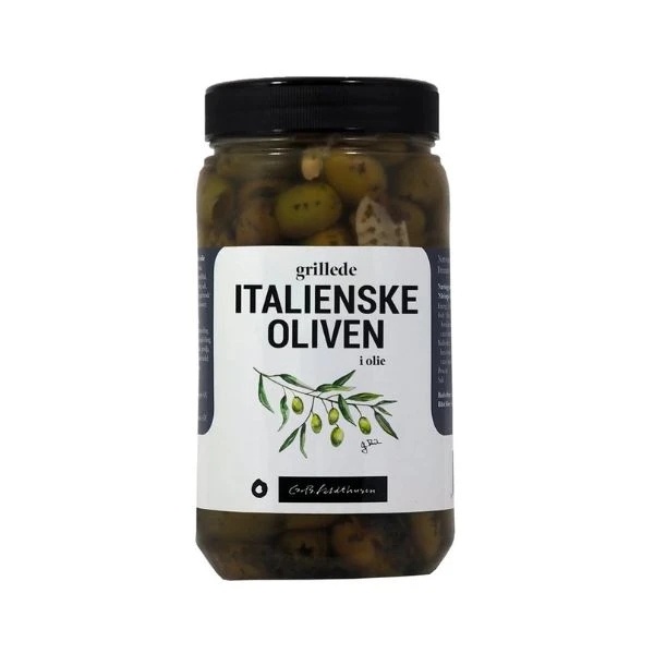 Gegrillte italienische Oliven in Öl Feldthusen 1,1 kg 221169 by FELDTHUSEN color Svart