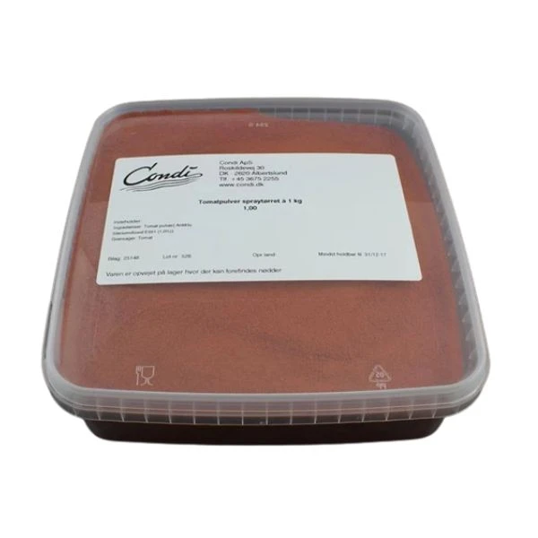 Tomatenpulver sprühgetrocknet Condi 1 kg 257258 by Condi color Svart