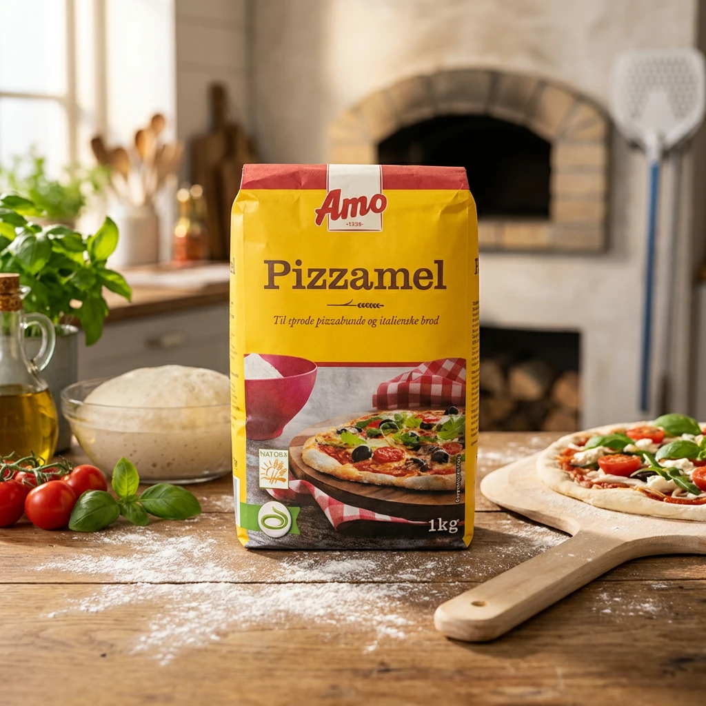 Amo Pizzamehl Weizenmehl 1 kg 88214 by AMO color Svart