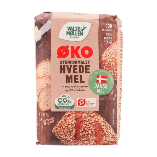 Valsemøllen Bio-Weizenmehl steingemahlen 1,7 kg 333367 by Valsemøllen color Svart