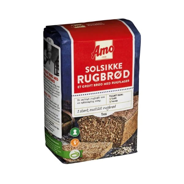 Amo Roggenbrot-Backmischung Sonnenblumenkerne 1 kg 130898 by AMO color Svart