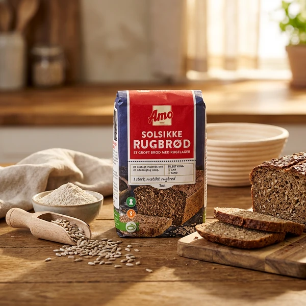 Amo Roggenbrot-Backmischung Sonnenblumenkerne 1 kg 130898 by AMO color Svart