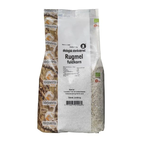 Bio-Roggenvollkornmehl Mejnerts Mølle 1 kg 207067 by Mejnerts Mølle color Svart