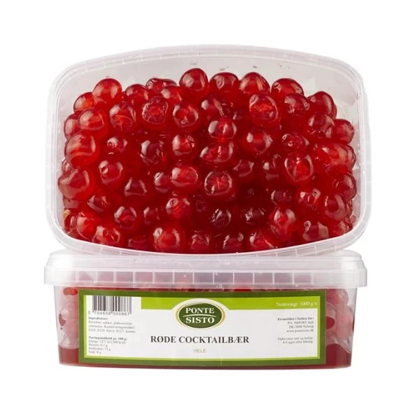 Cocktailkirschen rot Ganz Ponte Sisto 1KG 159007 by Ponte Sisto color Svart
