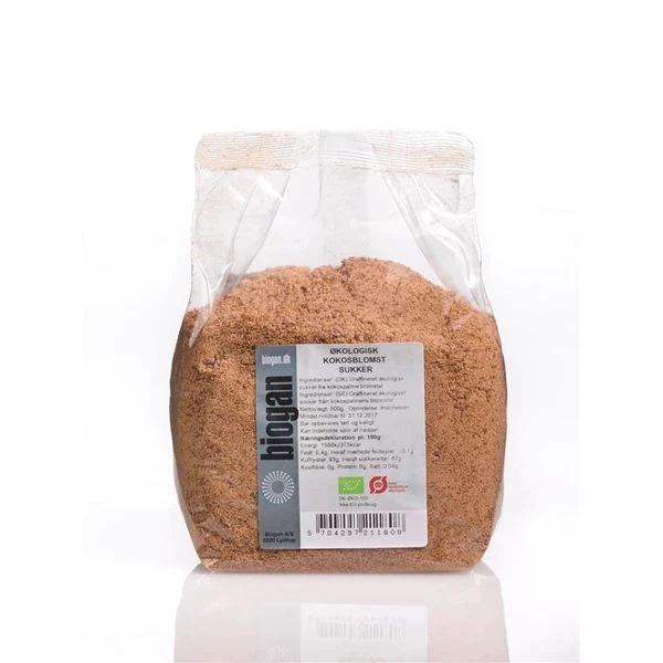Biogan Bio-Kokosblütenzucker 500g 212967 by BIOGAN color Svart
