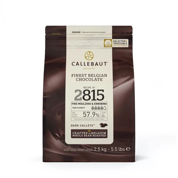 Dunkle Kuvertüre-Drops 57,9 % Barry Callebaut 2,5 kg 24299 by Barry Callebaut color Svart