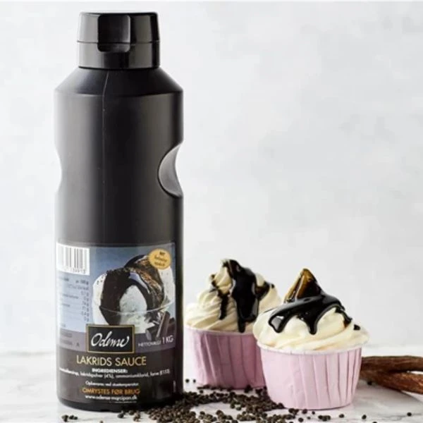 Dessertsauce mit Lakritz Odense Marcipan 1 kg 271330 by Odense Marcipan color Svart