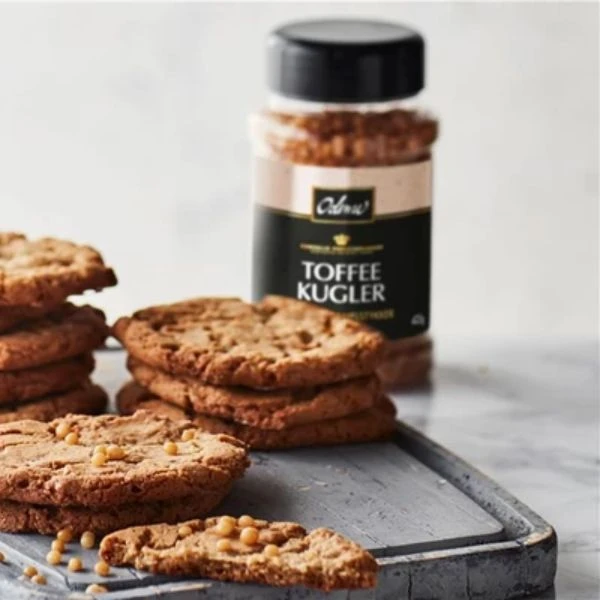 ODENSE Marcipan Toffee Kugler Topping 425g 332977 by Odense Marcipan color Svart