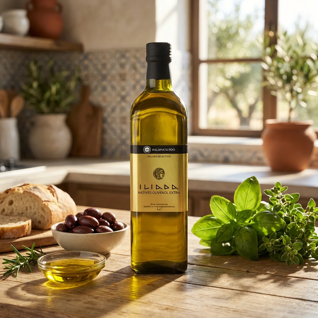 Natives Olivenöl Extra Iliada 1LTR 203392 by Iliada color Svart