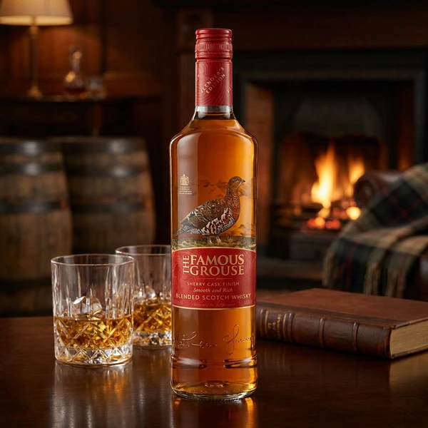 Famous Grouse Sherry Cask 70 cl 14180005 by FAMOUSGROU color Svart