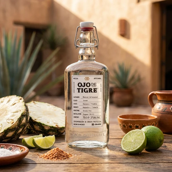 Ojo De Tigre Mezcal Joven 70 cl 53117 by Ojo De Tigre color Svart