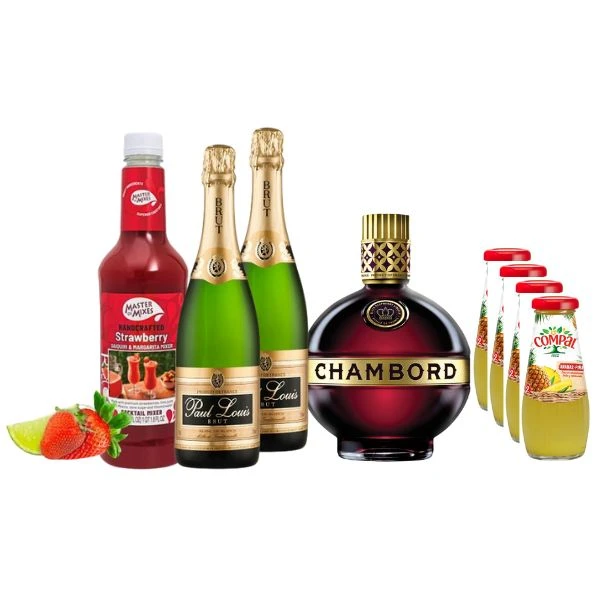 FRENCH ROYALE - Getränkepaket Barlifepakke75 by Barlife color Svart