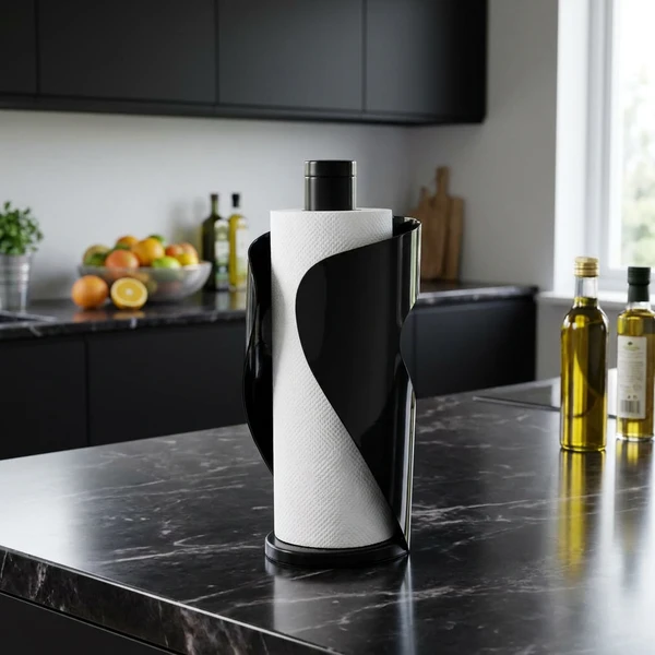PISA Küchenrollenhalter schwarz ST65223 by Steel-Function color Svart