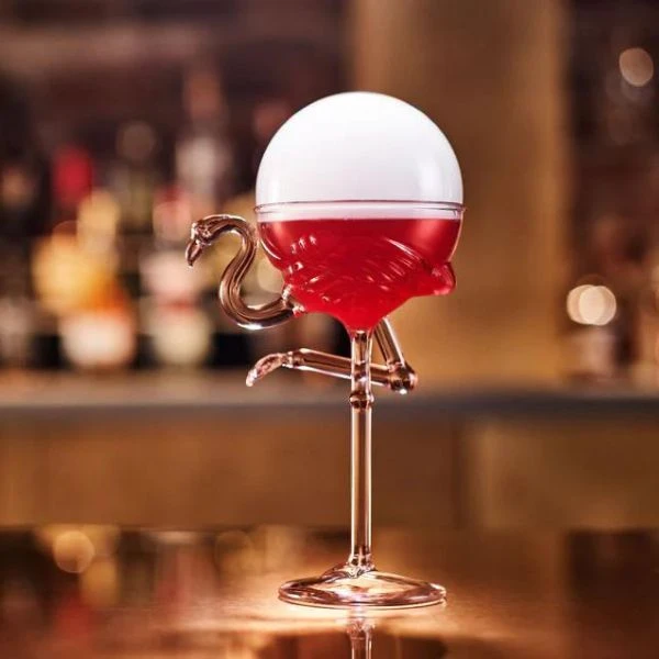 Flamingo Gläser 175ml 6 Stk. GLASSWARE_FLAMINGO by Flavour Blaster color Svart