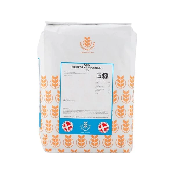 Roggenvollkornmehl Uno Natur+ Sack 10 kg 203050 by HAVNEMØL color Svart