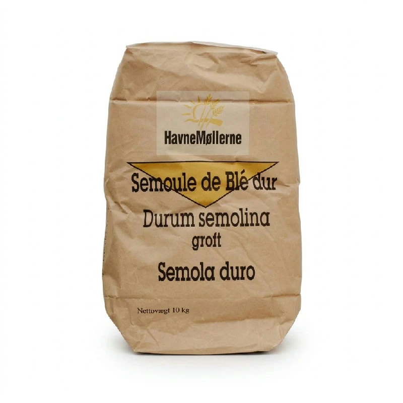 Durumweizenmehl Semolina Grob Sack 10 kg 268433 by HAVNEMØL color Svart