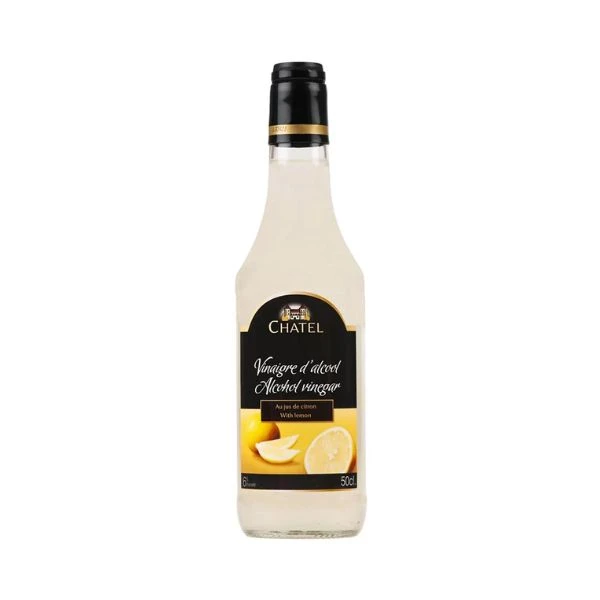 Zitronenweinessig 6 % Säure Flasche 50 cl 182182 by CHATEL color Svart