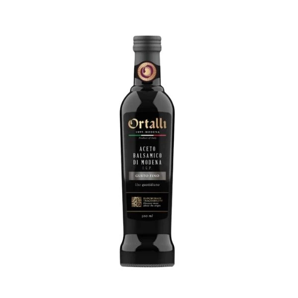 Balsamico-Essig Rot Aceto Flasche 50 cl 72110 by ORTALLI color Svart