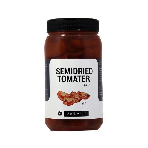 Semi-Dried Tomaten BT 1,1 kg 200390 by FELDTHUS color Svart