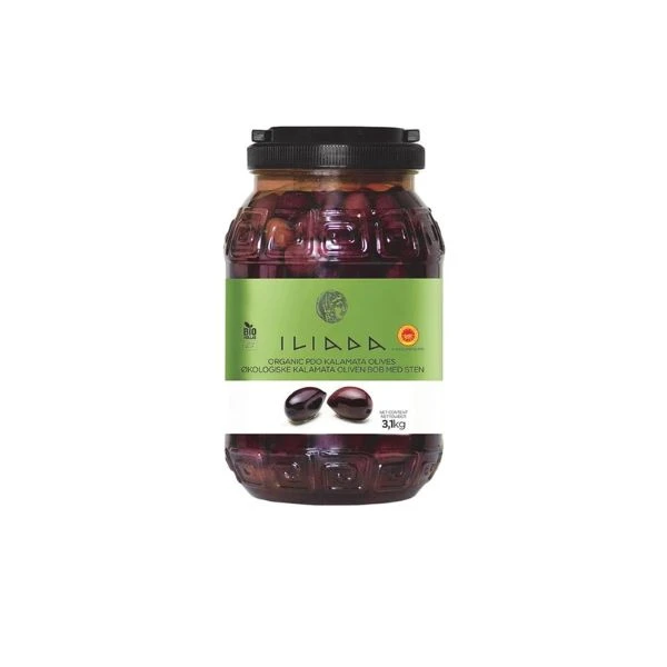 Bio-Kalamata-Oliven mit Stein 3.1 kg 284789 by Iliada color Svart