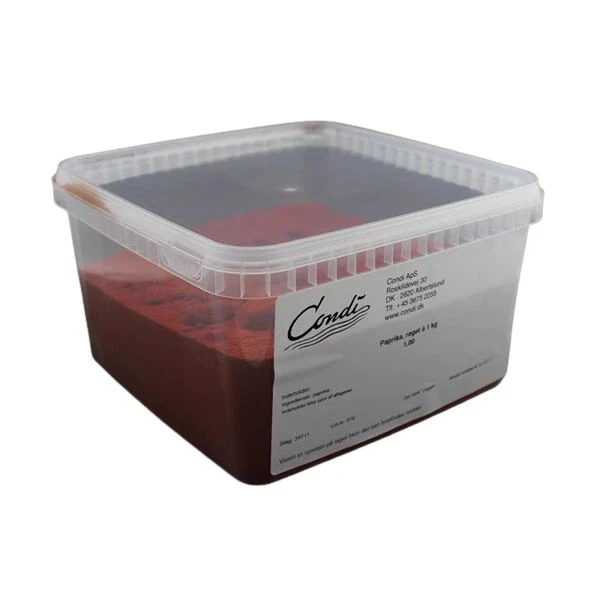 Condi Geräuchertes Paprikapulver BT 1 kg 67146 by Condi color Svart