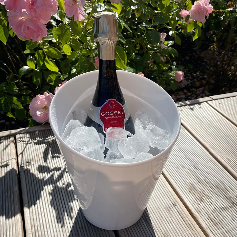 Runde Flasche Kühler 3 Liter 390/1-hvid by Rbdrinks color Svart
