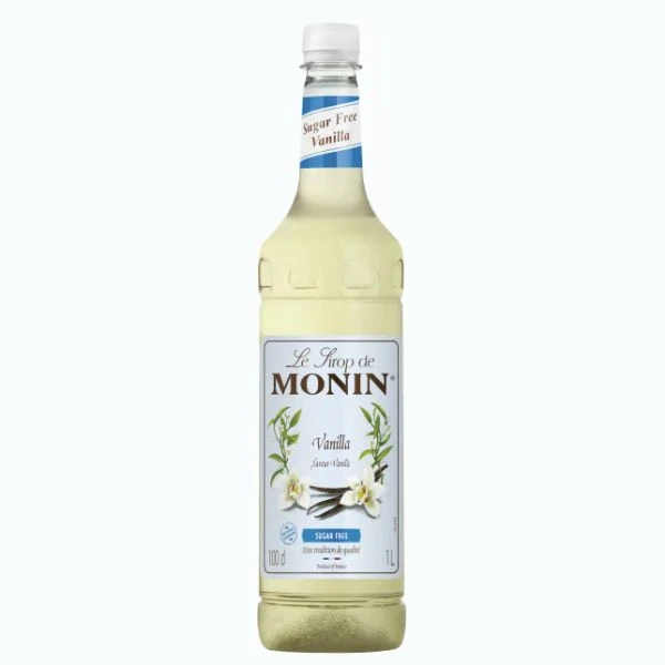 Monin Sirup Vanille, Zuckerfrei (PET) 100 61336 by MONIN color Svart