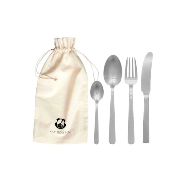 Kay Bojesen Besteckset - 4-teilig Matt kb110 by KAY BOJESEN color Svart